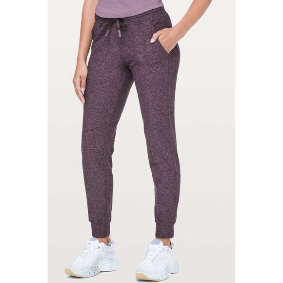 Lululemon Pants - Lululemon Ready To Rulu Jogger Drawstring Casual Pant Sz 4 Heathered Arctic Plum